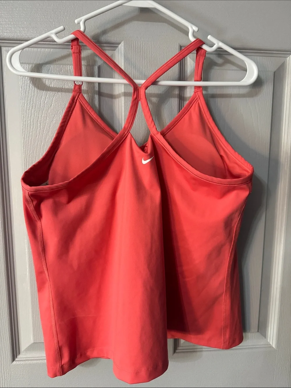 Nike Coral-Pink Strappy Women’s Athletic Tank